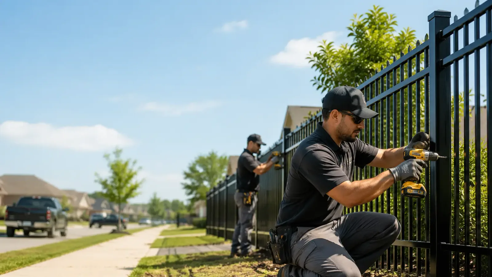 Metal Fence Installation in Saline, LA